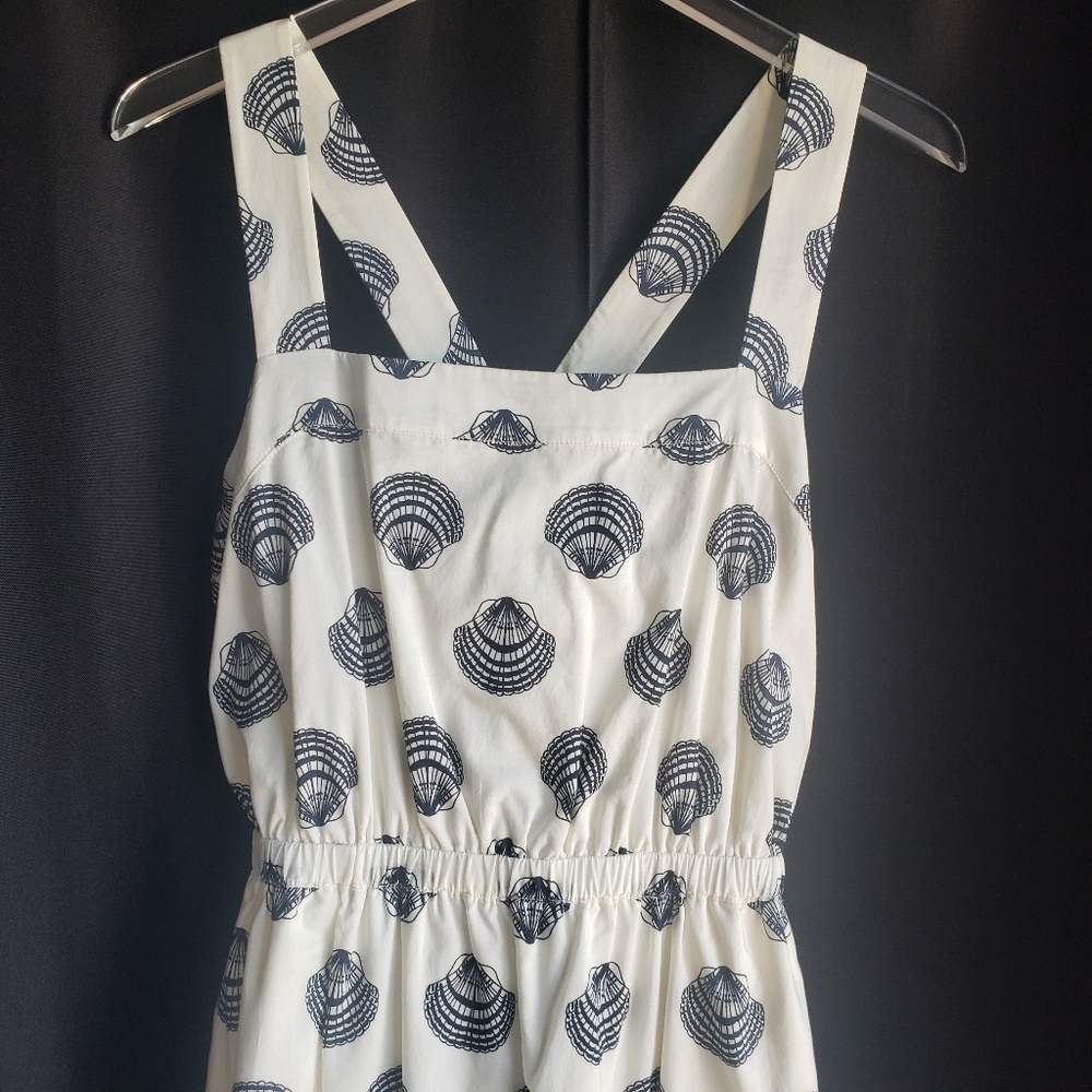 NWT J.Crew Voile Maxi Dress, Size 6, Sea Shells